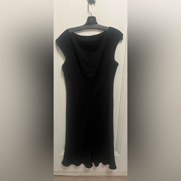 Giorgio Armani 100% black silk dress size 50 - Picture 2 of 6